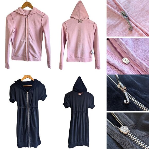 Vtg Y2K JUICY COUTURE Be Juicy Superfan Mix & Match 5pc Tracksuit Set + Bag Sz M - Picture 5 of 10